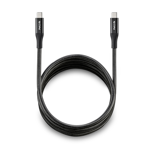 NGS KNOT 240W-2 cable USB 2 m USB C 40 Gbit/s Negro