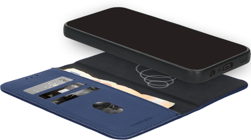 Mobiparts Leather 2 in 1 Wallet Case Apple iPhone 17 Blue – image 3