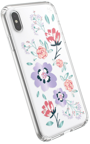 Speck Presidio Clear + Print Apple iPhone XS Max Canopyfloral Lavender/Clear