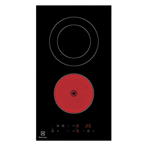 Electrolux LHR3233CK Черный Встроенный 29 cm Керамический 2 зона(ы)