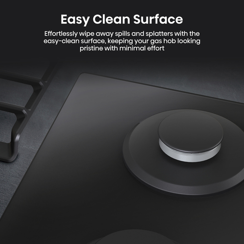 Hisense GM663BHF 60cm Gas Hob - Black – image 9