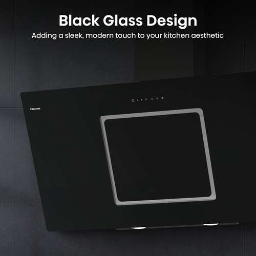 Hisense CH10IN14BBUK 100cm Angled Chimney Cooker Hood - Jet Black, Black - image 5