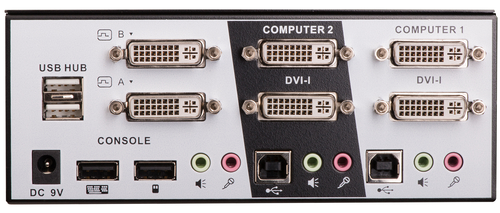 Lindy 39302 KVM switch Black – image 2
