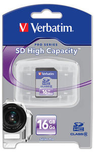 Verbatim SecureDigital SDHC Class 6 16GB