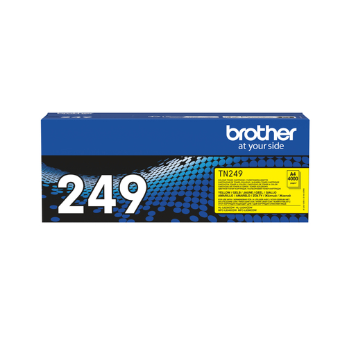 Brother TN-249Y Toner Cartridge Ultra High Yield Yellow TN249Y - image 1