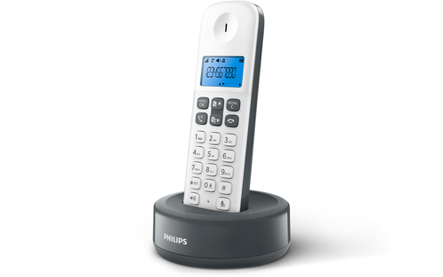 Philips D1311WG/FR telephone DECT telephone Caller ID Black, Grey, White