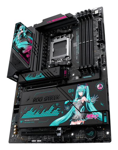 ASUS ROG Strix X870E-H Gaming WiFi7 Hatsune Miku Edition moederbord, afbeelding 4