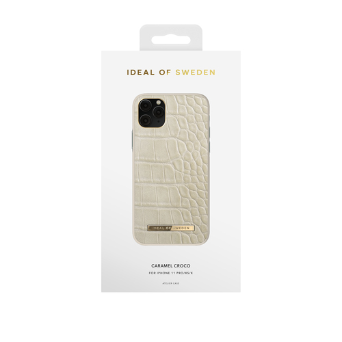 iDeal of Sweden Atelier Case iPhone 11P/XS/X Caramel Croco