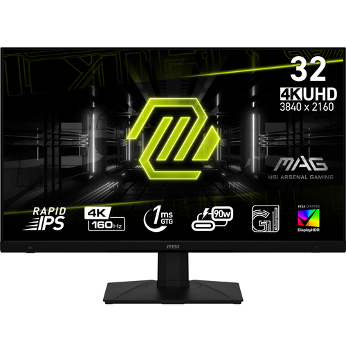 MSI MAG 322UPF монитор для ПК 81,3 cm (32") 3840 x 2160 пикселей UltraWide Quad HD ЖК Черный