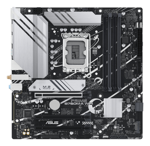 ASUS PRIME B760M-A WIFI S1700/DDR5/2xHDMI-1xDP/µATX Optional: 1x COM, 1x LPT