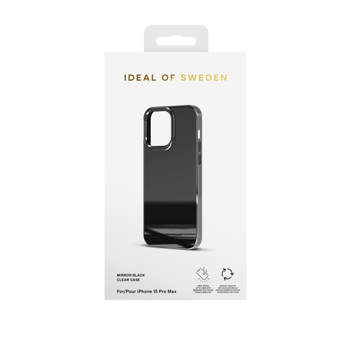iDeal of Sweden Mirror Case iPhone 15 Pro Max Mirror Black – image 4