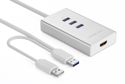 Ugreen 40257 laptop dock/port replicator White