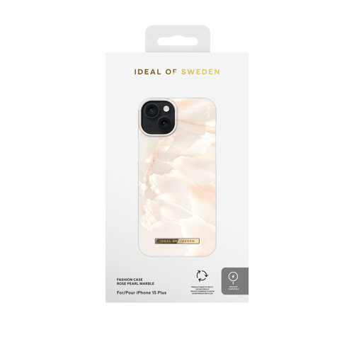 iDeal of Sweden Printed Case MagSafe iPhone 15 Plus Rose Pearl Marble – image 5
