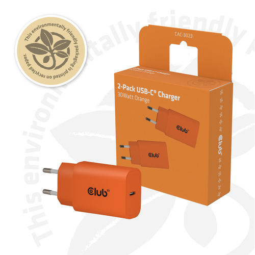Club 3D CAC-3023 power adapter - 24 pin USB-C - 30 Watt pack of 2 – Foto 11 von 11