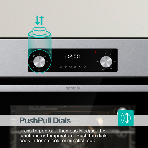 Gorenje BO6635E01X Built In Electric Single Oven - Stainless Steel – image 4