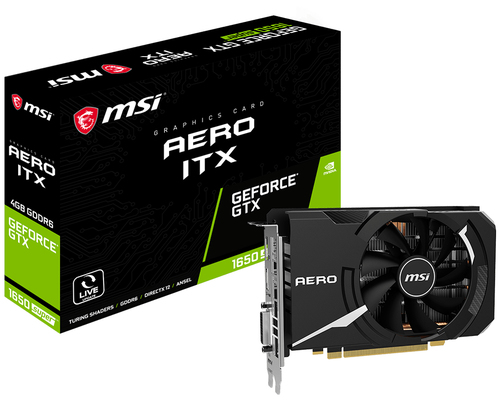 MSI AERO ITX GTX 1650 SUPER видеокарта NVIDIA GeForce GTX 1650 SUPER 4 GB GDDR6