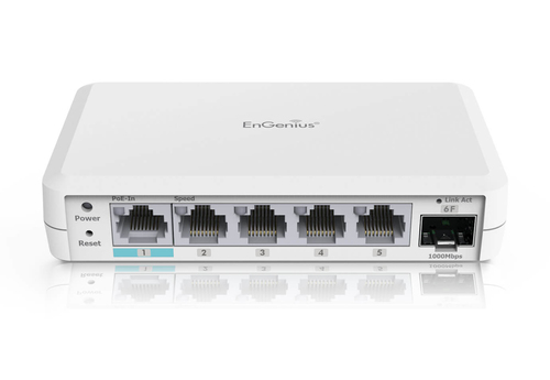EnGenius EXT1106 сетевой коммутатор L2 Gigabit Ethernet (10/100/1000) Питание по Ethernet (PoE) Белый