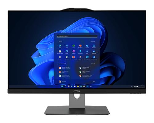 MSI Pro AP243TP 12M-015DE Intel® Core™ i5 i5-12400 60,5 cm (23.8") 1920 x 1080 пикселей Сенсорный экран ПК все в одном 8 GB DDR4-SDRAM 512 GB Твердотельный накопитель (SSD) Windows 11 Home Wi-Fi 6E (802.11ax) Черный