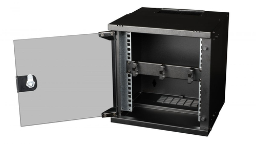 Equip 10" Kabelgoot met Ringeinsatz, 1U zwart, afbeelding 3