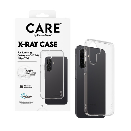 PanzerGlass CARE™ by ® X-Ray Case Samsung Galaxy A18 | M17 5G | A17 4G | A17 5G mobiele telefoon behuizingen Hoes Transparant