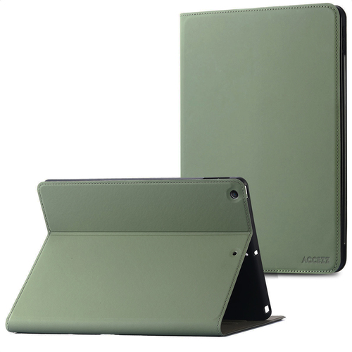 Accezz Classic Tablet Case iPad 9 (2021) / iPad 8 (2020) / iPad 7 (2019) 10.2 inch - Groen