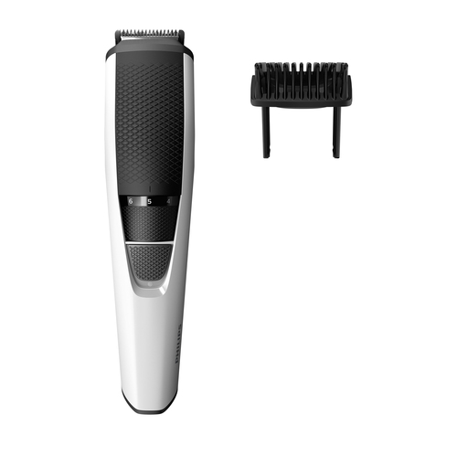 Philips Unisex Series 3000 Beard & Stubble Trimmer w/ Stainless Steel Blades BT3206/13 in White Size: 440g White female - image 2