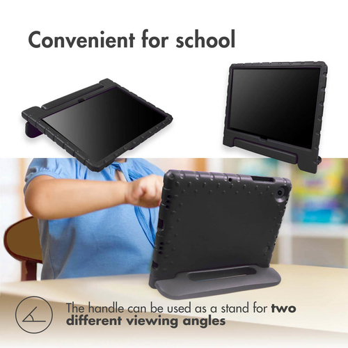 Accezz Kidsproof Backcover met handvat voor Lenovo Tab M10 Plus Tablethoesje Zwart, afbeelding 2
