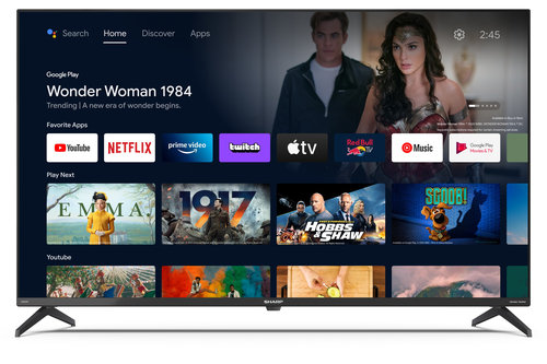 Sharp 43FN2EA TV 109.2 cm (43") 4K Ultra HD Smart TV Wi-Fi Black – image 2