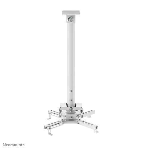 Neomounts CL25-540WH1 Soporte de techo para proyector - alt. 60,5-90,5 cm - fácil montaje - movimiento completo