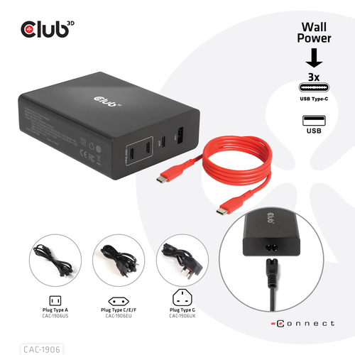 CLUB3D Travel Charger – image 9