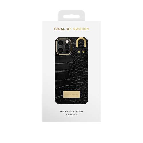 iDeal of Sweden Atelier Case iPhone 12/12P Black Croco – image 3
