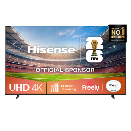 85" Hisense A6Q LED 4K Hdr Smart TV with Freely - 85A6QTUK, Black - image 2