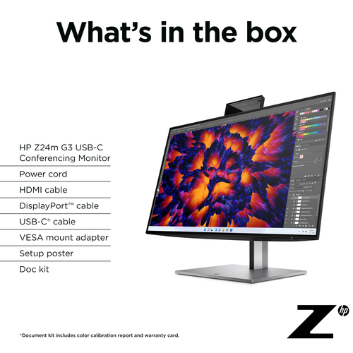 HP Z24m G3 QHD Conferencing Display – image 5