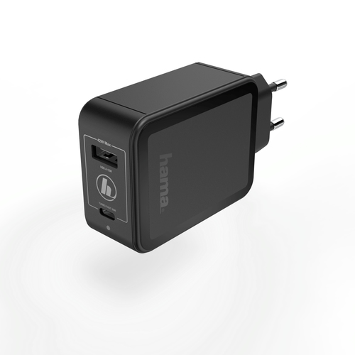 Hama 00183321 mobile device charger Mobile phone, Smartphone Black AC Fast charging Indoor