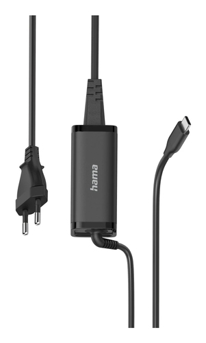 Hama Universele USB-C-notebook-netadapter GaN Power Delivery (PD) 5-20V/65W Oplader Zwart, afbeelding 4