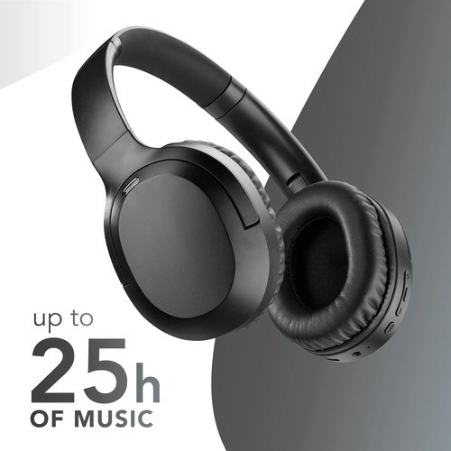 Music Sound BLUETOOTH HEADPHONES MS NIMBUS BLACK – image 4