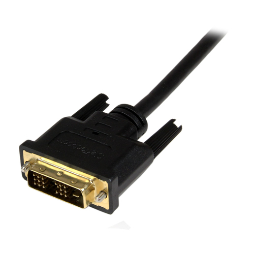 StarTech.com Cable de 2m Adaptador Conversor Micro HDMI a DVI-D para Tablet y Teléfono Móvil - Convertidor de Vídeo para Dispositivos Micro HDMI Tipo D a DVI-D Monoenlace