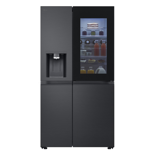 LG InstaView GSXE90EVAD side-by-side refrigerator Freestanding – image 2