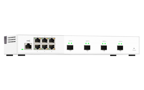 QNAP QSW-M2106-4S сетевой коммутатор Управляемый L2 2.5G Ethernet (100/1000/2500) Белый