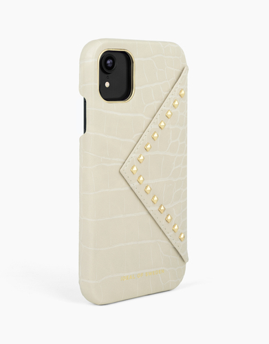 iDeal of Sweden Statement Case iPhone 11/XR Beatstuds Cream Croco – image 6
