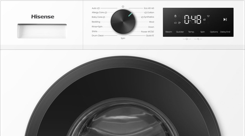Hisense Washing machine (7 kg) with Automix detergent system, steam hygiene programs, and Quick Wash for faster everyday use. Pure Jet supports a cleaner drum, – image 7
