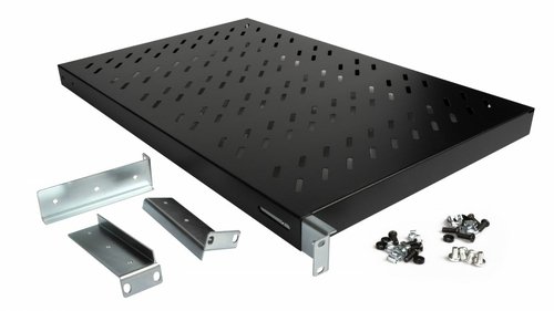 Equip legplanken variabel 19" voor Serverschränke,1U 100cm zwart, afbeelding 2