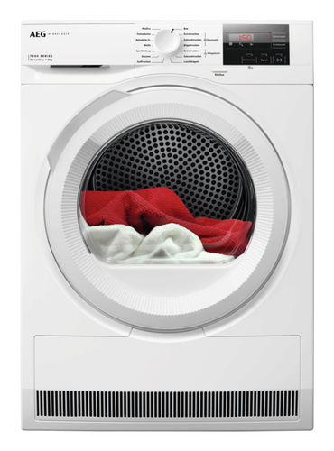 AEG Series 7000 TR7T851EX сушилка для белья Отдельно стоящий Фронтальная загрузка 8 kg Белый