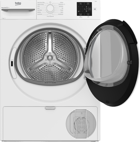 Beko BM3T3713W 7Kg Heat Pump Tumble Dryer - White - A+ Rated, White - image 3