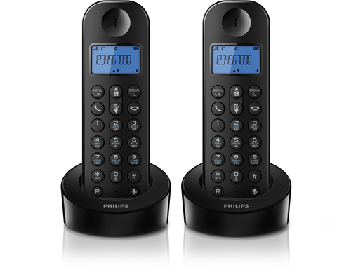 Philips D1202B/51 telephone DECT telephone Caller ID Black – image 2