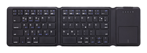 InLine 55379B keyboard Universal Bluetooth QWERTZ German Black – image 3