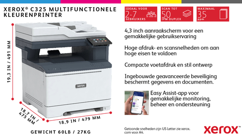 Xerox C325 - Printer, afbeelding 5