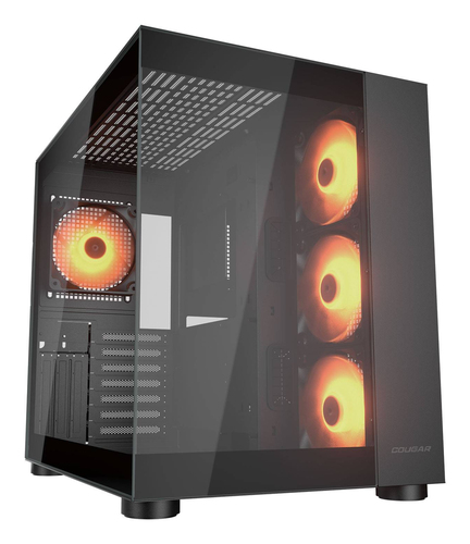 COUGAR Gehäuse Midi-Tower FV150 ARGB, Schwarz