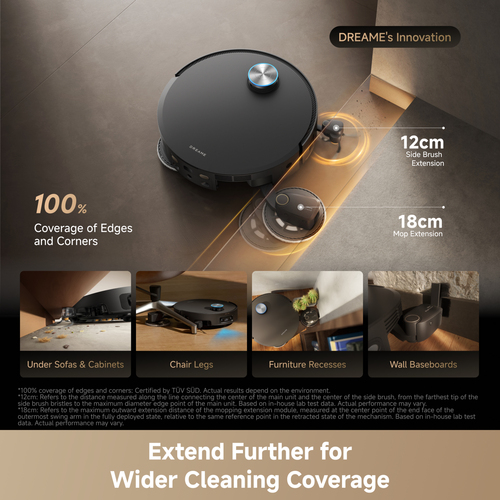 Dreame X60 Pro Ultra Matrix smart robot vacuum & mop - black – image 9
