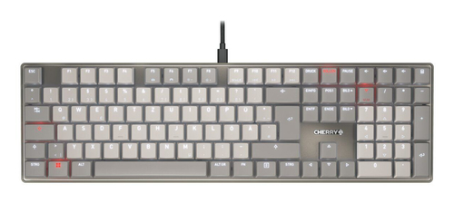 CHERRY KC 500 MX LP клавиатура Дом/офис USB QWERTZ Немецкий Серый
